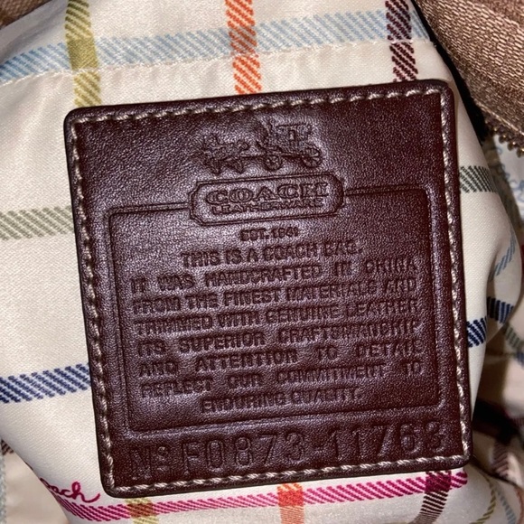 Gently Loved Coach Diaper / laptop bag - Picture 3 of 6